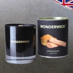 Wonderwick Noir - Sandalwood Scented Candles